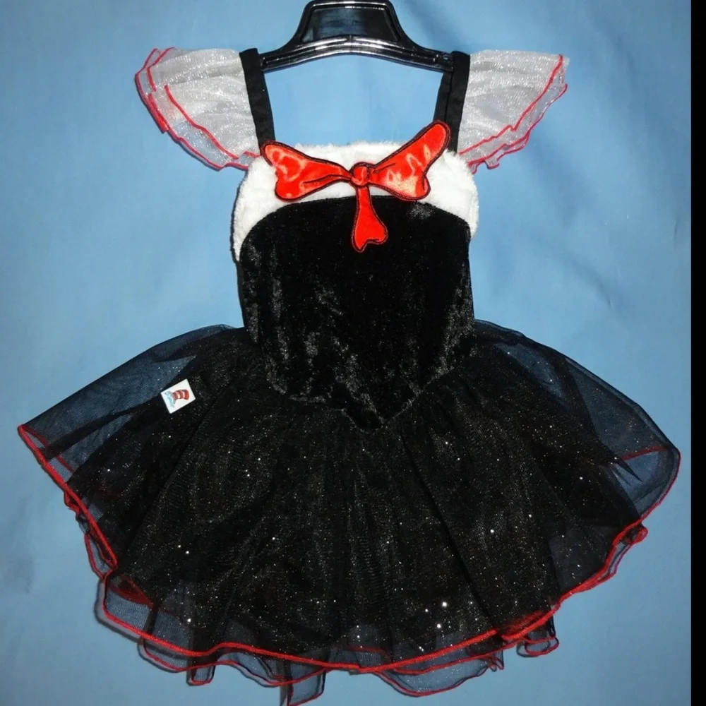 Dr.‎ Seuss Cat in the Hat Little Girls size 4-6X Costume Dress Halloween